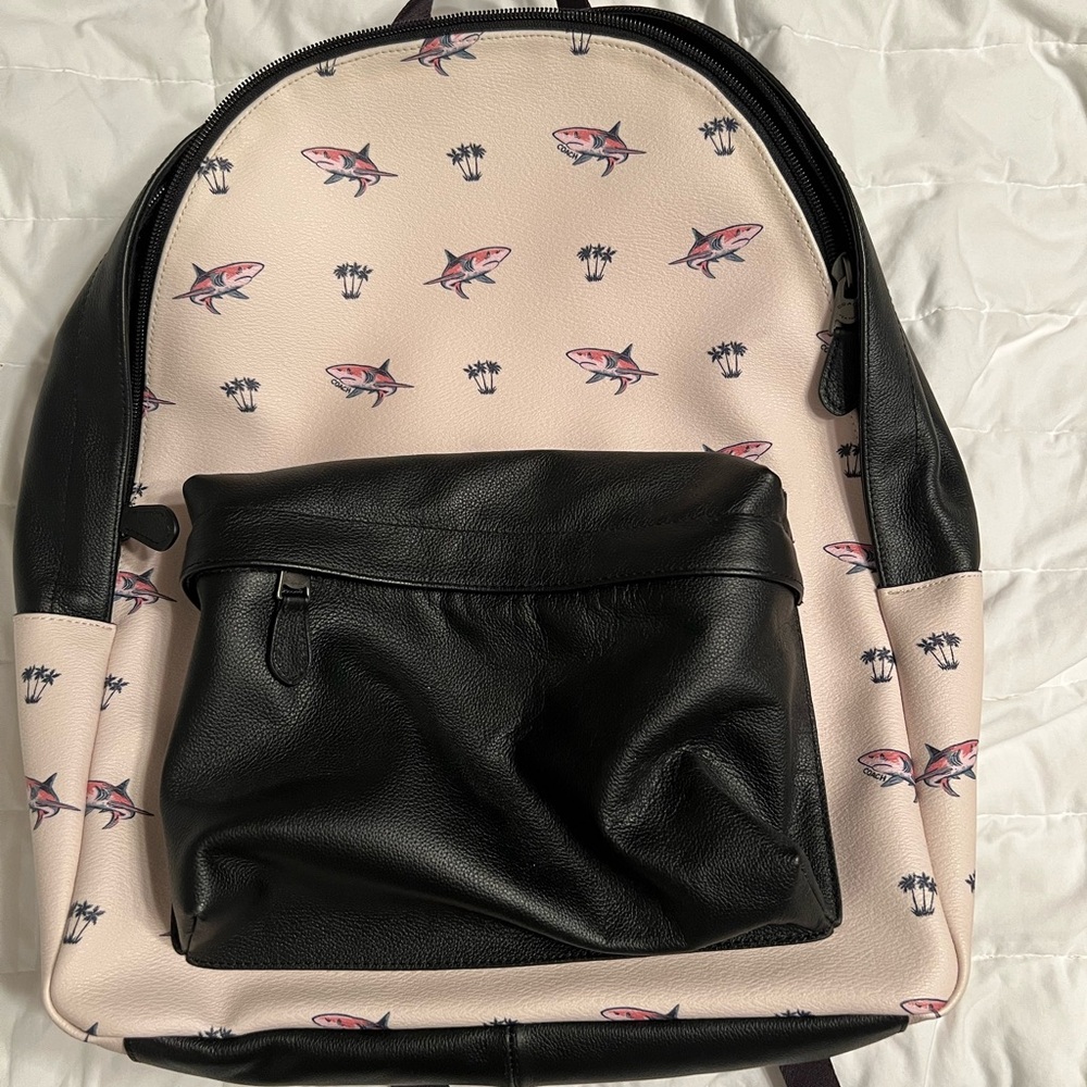 Stylish Coach Shark Backpack